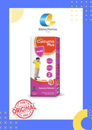 CURCUMA PLUS IMUNS JERUK Sirup 60ml - Vitamin untuk Meningkatkan Daya Tahan Tubuh Anak Kurkuma Plus 