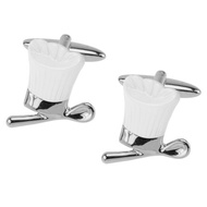 廚師帽和湯勺袖扣