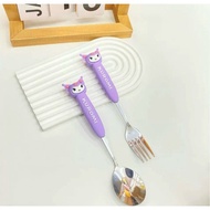 Fast Ship Kuromi Cultery Set Fork & Spoon