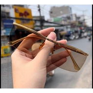 Amor glasses change tea brown color, 2nd, can be worn day and night, 0 degree lenses, fashion travel