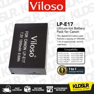Viloso Canon LP-E17 Lithium-Ion Battery Pack for EOS R8 / EOS R10 / EOS R50 / EOS R100 / EOS RP / EO