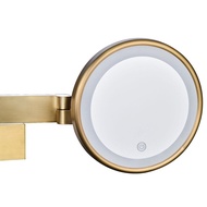 Wall-mounted Makeup Mirror LED Lamp3Times5Magnifying Bathroom Home Round Telescopic Folding Makeup M