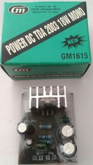 Promo/Best Seller Kit Rakitan Power Amplifier Dc 12V Tda 2003 Mono