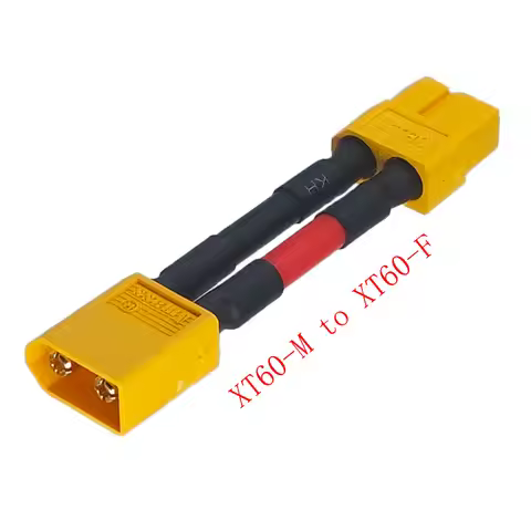XT60 Plug Drone Lithium Battery Charging Extension Cable XT60-F To XT60-M/Male To Female Adapter 10C