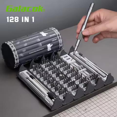 Multi-function Precision Screwdriver Set 128 in 1 Manual Repair Tools Magnetic Phillips Torx Screw D