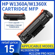 For HP W1360a Toner Cartrge HP 136A/X Toner Cartrge Jet MFP M236sdw/Dw Toner Cartrge M211dw M209 Pri
