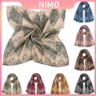 【READY STOCK】Tudung Fashion Printed Cotton Shawl Murah Simple Voile scarf Muslim Hijab Long Wide 180