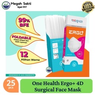 MGS - Masker ergo One health 4D 4 ply - Masker medis mirip masker evo