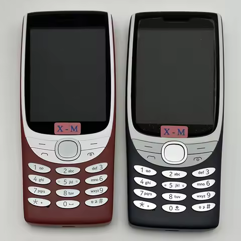 Original 8210 4G Unlocked Mobile Cell Phone Dual SIM 2.8 Inch Bluetooth English Arabic Russian Keybo