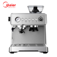 Meier ครื่องชงกาแฟ เครื่องชงกาแฟสด เครื่องชงกาแฟอัตโนมัติ ทำฟองนม และสามารถชงชาได้ ถังใส่เมล็ดกาแฟทำมาจากสแตนเลสทนต่อการสึกหรอ Auto Coffee Machine