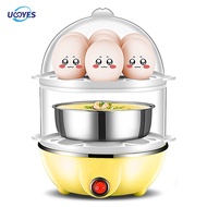หม้อต้มไข่เครื่องต้มไข่ไฟฟ้าเครื่องนึ่งไข่หลาย Ftion เครื่องนึ่งไข่สองชั้นเครื่องปั่นอาหารในห้องครัว