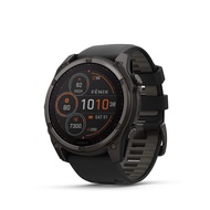 GARMIN Fenix 8 51mm - Sapphire Solar Carbon Gray DLC Titanium/Black Silicone