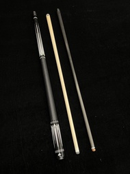 Combo Cơ bida Rhino gồm 1 chuôi Rhino+ 2 ngọn(1 ngọn Rhino full carbon+ 1 Ngọn mộc Rhino)