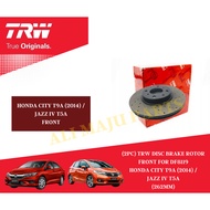 (2pc) TRW Disc Brake Rotor Front for DF8119 Honda City T9A (2014) / Jazz IV T5A (262mm)