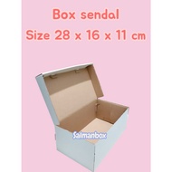 INNER BOX SANDAL/BOX PLAIN SANDALS FOR WOMEN SIZE 28x16x11 CM/BOX PLAIN SANDALS/DUS SANDALS/DUS CUST