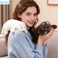 LACYES Ferret Plush Toy, Huggable Doll Realistic Design Plush Ferret Stuffed Toy, Accompany Doll Sof