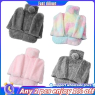 In stoick-Foot Warmer Hot Water Bottle for Feet with Soft Plush Cover, Foot Warmer Hand Warmer for M