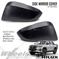 TOYOTA HILUX J E G V GRS CONQUEST 2016 to 2025 SIDE MIRROR COVER MATTE BLACK ( HILUX ACCESSORIES )