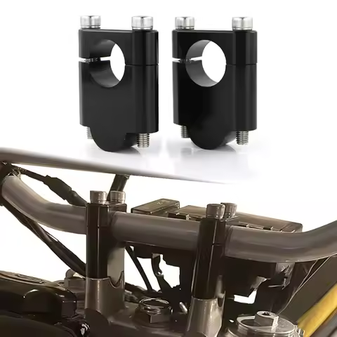 22mm 7/8" Handlebar Risers Mount Clamps Fit For Honda Grom MSX125 ST1100 NC700X NC750X CB500X CB250F