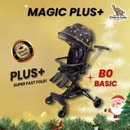 【Magic Plus】Child & Folks 360 Baby Light Weight Cabin Travel Lightweight Trolley Wheels stroller bab