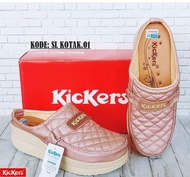 Promo Wedges Selop Wanita Motif Kotak Terbaru 2023 / Slop Hak Tinggi / Sandel Slip On Remaja Hak Tinggi Kekinian / Sandal Terkini Murah / Slop sandal Murah / Sepatu Selop