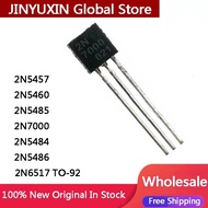 10PCS 2N5457 2N5460 2N5485 2N7000 2N5484 2N5486 2N6517 TO-92 transistor New In Stock Wholesale