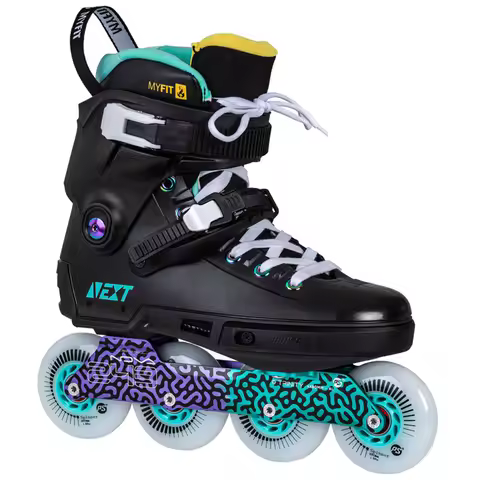2024 100% Original Powerslide NEXT Multicolor 80 Trinity Frame Inline Skates Street Racing Skates Ro
