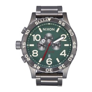 Nixon 51-30 Chrono รุ่น NXA13895157-00 นาฬิกาข้อมือผู้ชาย/ผู้หญิง สายสแตนเลส Light Gunmetal / Dk For