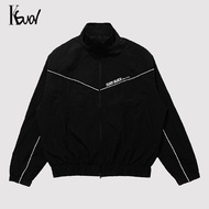 KSUAL Jaekyung Manhwa Jinx Black Team Jacket/Black Jinx Team Jacket Mens sports windbreaker