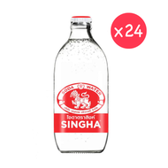 勝獅 - 原箱 泰國勝獅梳打水 Singha Soda Water 原箱(樽裝 24x 325ml) #新舊包裝隨機發貨