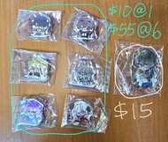 Nijisanji EN 同人迷你立牌 鎖匙扣 Luxiem Noctyx Vox Akuma Luca Kaneshiro Ike Eveland Uki Violeta Alban Knox Fu