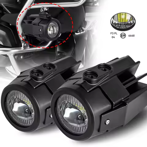 Universal Auxiliary Light Assemblie For BMW R1200GS F800GS F700GS F650 K1600 40W 6000K Motorcycle Fo