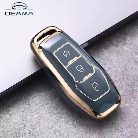 For Ford Focus 3 4 ST Mondeo 5 MK5 Mustang F-150 Explorer Edge Fiesta Kuga MK3 4 TPU Car Remote Key 