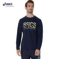 ASCIS Men HEX COTTON Long Sleeve Tee in Midnight