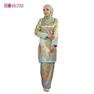 BAJU KURUNG AINUN SONGKET EXCLUSIVE MAWAR-Sage Green