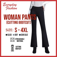 EF Women Sport Pants Bootcut / Seluar Sukan Muslimah / Track Bottom Trek Sukan