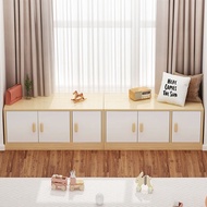 ST-🚢Eco Ikea【Official direct sales】Tatami Storage Cabinet Bay Window Locker Balcony Storage Floor Cabinet Can Sit Low Ca