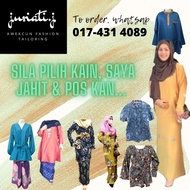 Dahlia (PREORDER) TEMPAHAN JAHIT upah jahit baju langsir, skirting, cadar dll seamstres tailor desig