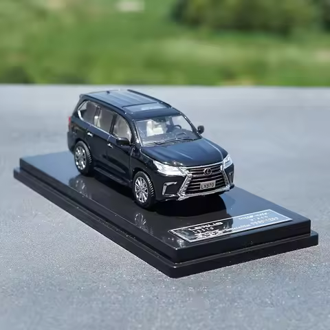Alloy HIKASI 1/64 LEXUS LX570 LX 570 Simulation Diecast Model Car Toys Furnishing Articles