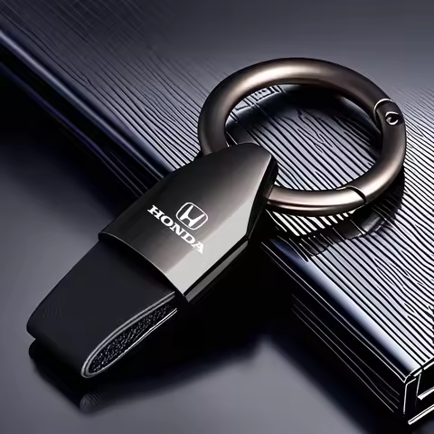 Luxury Men's Women's Suede/Metal Keychain Fashion Keychain Keychain for Honda Accord Civic FIT CRV J