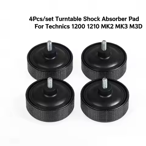 4pcs/Set Damping Foot Pads for Technics SL-1200 1210 MK2 MK3 M3D MK3D MK4 MK5 MK6 Turntable Shock Ab