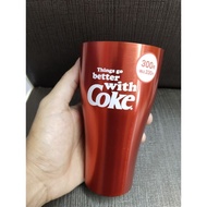 Coca Cola Coke Japan Daiso Red Aluminium Glass Mug