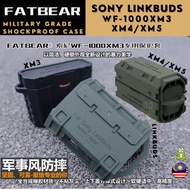 FATBEAR Sony LinkBuds WF-1000 XM5 XM4 XM3 Wireless Earphone Earbuds Military Shockproof Bumper Case 