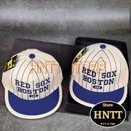 Snapback Hat - Children's Hiphop (3 - 5 years old) Embroidered RED SOX BOSTOON Velcro Hat for Boys