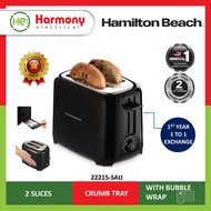 (OFFER) Hamilton Beach 22215-SAU 2 Slice Toaster Pembakar Roti 面包机