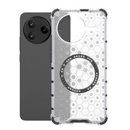 全城熱賣 - 適用於紅米 K80 5G / Poco F7 Pro 蜂巢防摔磁環手機殼（白色）