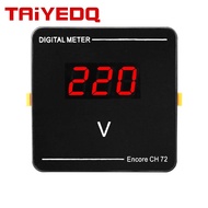 Vôn Kế AC 50-500V Vôn Kế Màn Hình LED Kỹ Thuật Số CH72 0.56 Inch