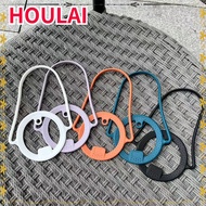 HOULAI 2Pcs Insulated Tumblers, Silicone Keep Drinks Hot Cold Water Bottle Handle, Leakproof Univers