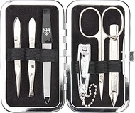 Trois Swords - 5 Piece manicure & pedicure, made of genuine leather, Condition: Made in Solingen