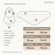 Heddosukafu- Alawiyahijab - Yona Instant Airy Rayon Pashmina Oval (Instant Pashmina Curve Neck) Rayo